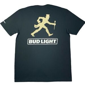 Wake Forest Walking Demon Deacon x Bud Light Beer Men’s Logo Graphic t-shirt L